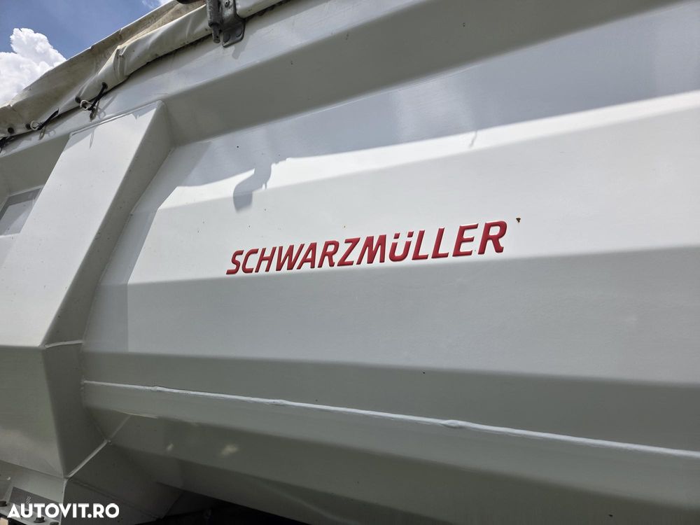 Schwarzmuller Basculabila 26mc, 3 axe SAF, cilindry HYVA, axa liftabila, prelata, scena vizitare, frane disc, picioare sprijin, protectii antibiciclisti, posibilitate leasing 3 ani-PROMOTIE 23.900 EUR+Tva - 8