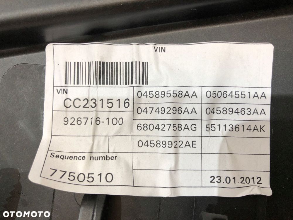 grand cherokee wk2 podnośnik szyby prawy tył tylny - 5