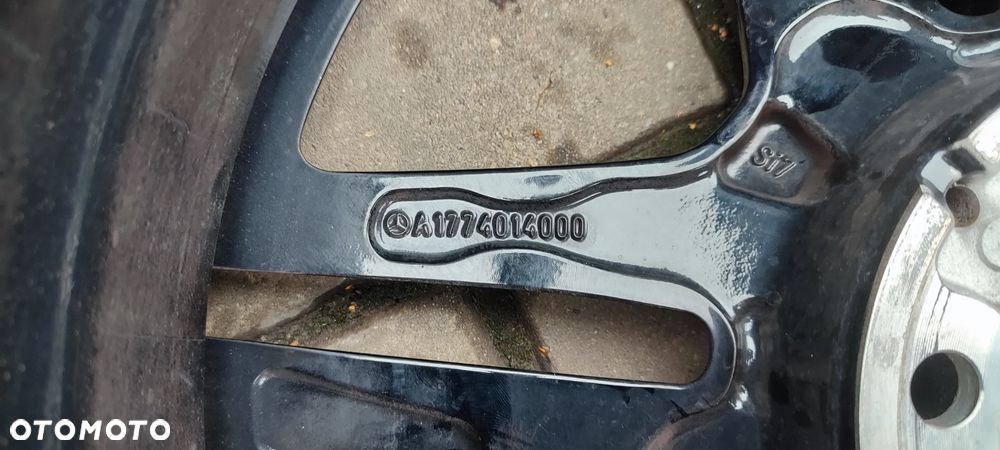 FELGI ALUMINIOWE 5x112 AMG 8jx18 CALI ET40 fi 66.6 MERCEDES C E CLA CLS VKLASA VITO GLA KOMPLET 4 SZTUKI - 18