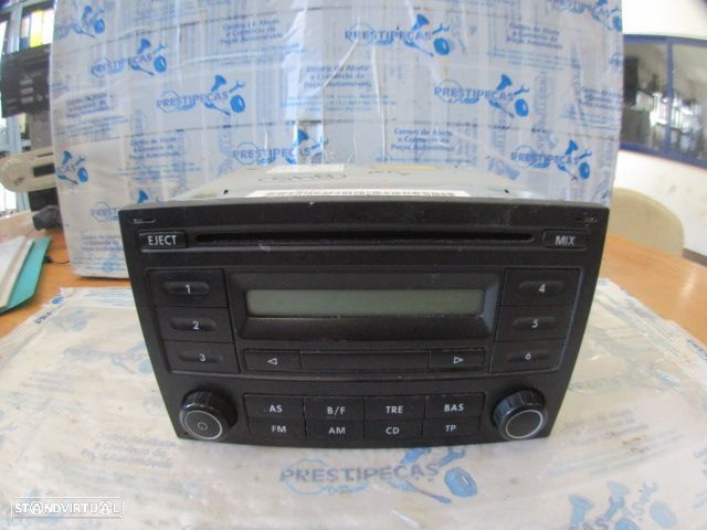 Radios 6Q0035152B 7644235360 VW POLO 2007 1.4 TDI 75CV 3P CINZA ORIGINAL BLAUPUNKT RCD 200 - 1