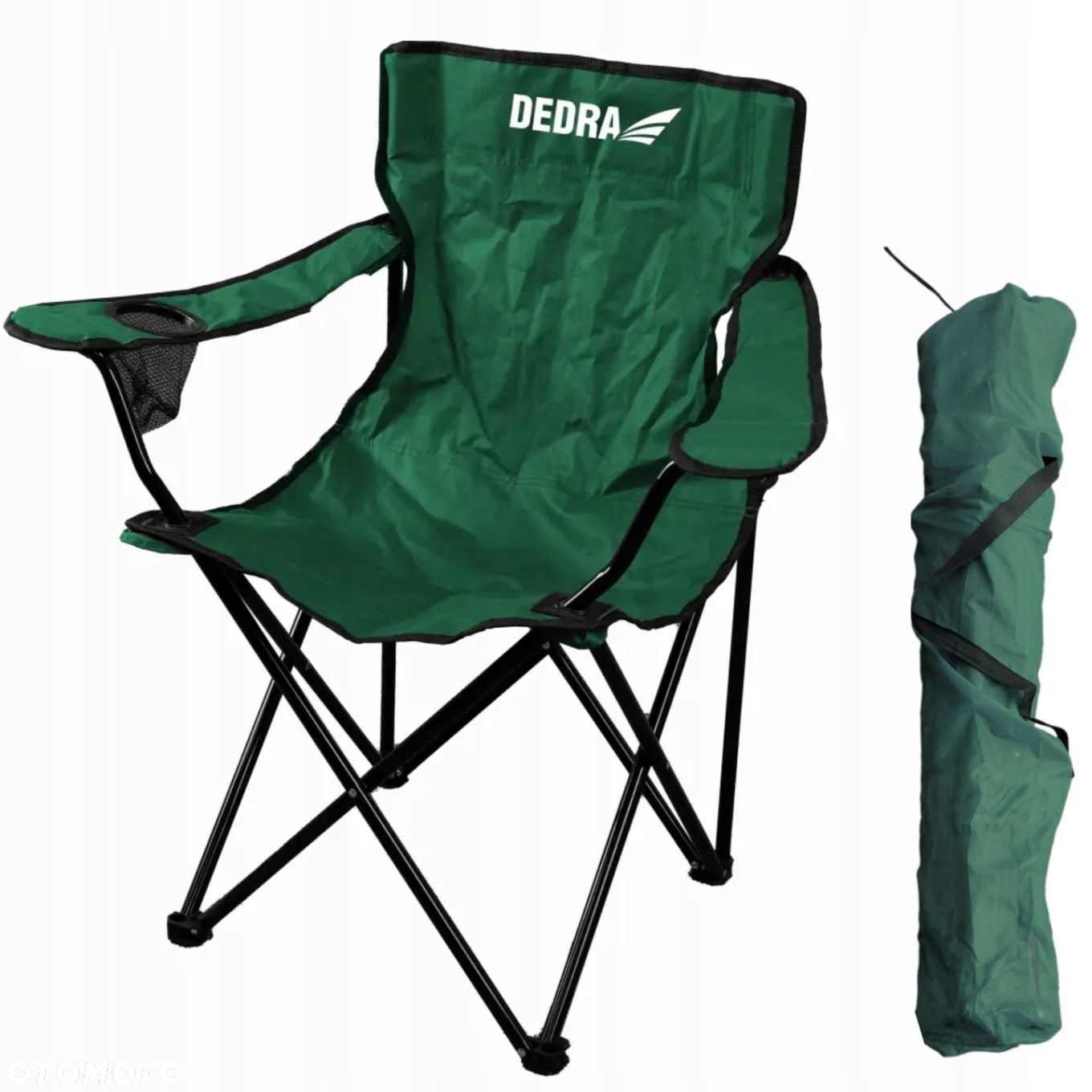 DEDRA LEKKIE KRZESŁO CAMPINGOWE SKŁADANE OXFORD 600D 50x50x80 CM N1025 - 5