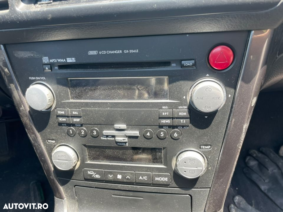 piese Subaru Legacy Outback 20D euro 4 motor defect! cutie manuala an 2009 bara far capota aripa fata usa geam trapa kit airbag Haion spate luneta Plansa bord radio cd radiator trapa panoramica sticla - 17