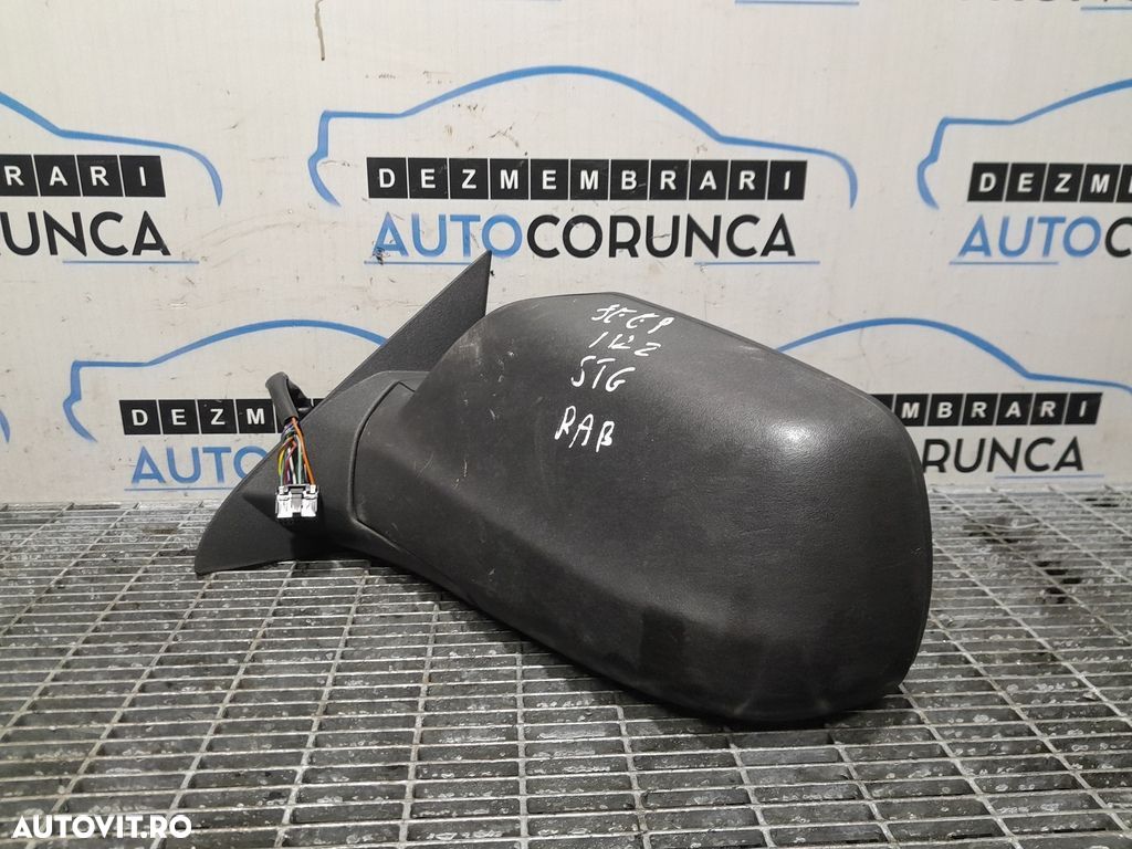 Oglinda stanga Jeep Grand Cherokee III 2005 - 2010 4 Usi NEGRU (1122) Rabatabile - 1