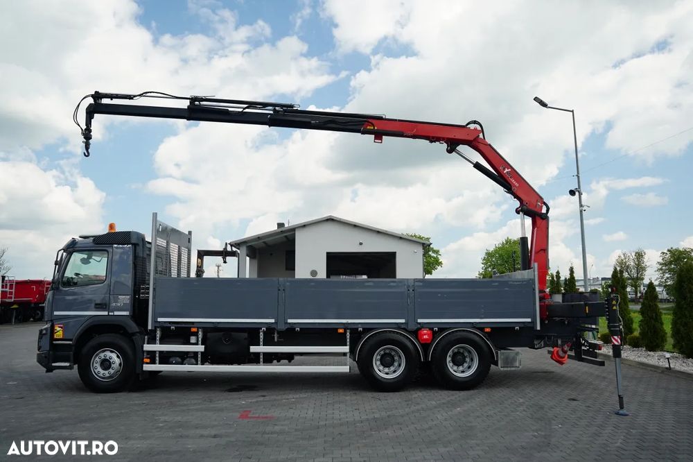 Volvo FMX 430 / LIVRARE - 7,15 M / HYVA HC-183 CUPĂ / ROTATOARE / FURCĂ PENTRU PALEȚI / TELECOMANDĂ - 7