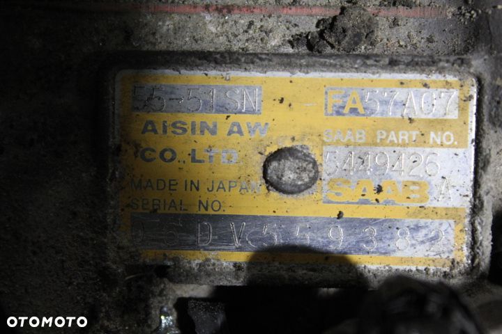 SKRZYNIA BIEGÓW AUTOMAT 9-5 II 2.0T 076DV559382 - 7