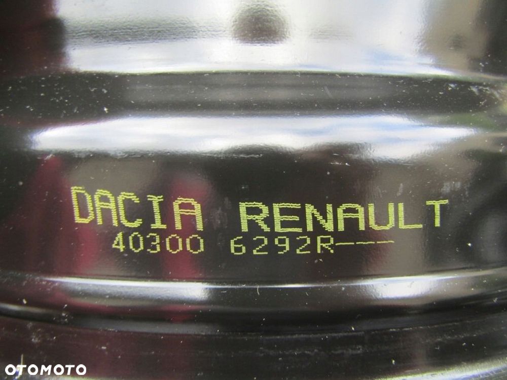 4x Felgi 16 Dacia Lodgy Logan Sandero Dokker Stepway Renault Clio IV Captur 6 j 4x100 ET40 + czujniki TPMS - 17