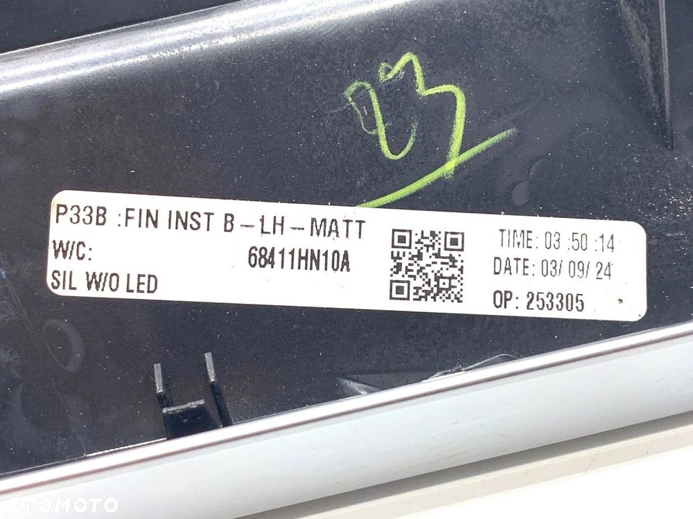 KRATKA NAWIEWU PRAWY PRZÓD  NISSAN QASHQAI III (J12) 2021 - 2022 1.3 DIG-T 103 kW [140 KM] Hybryda - 5
