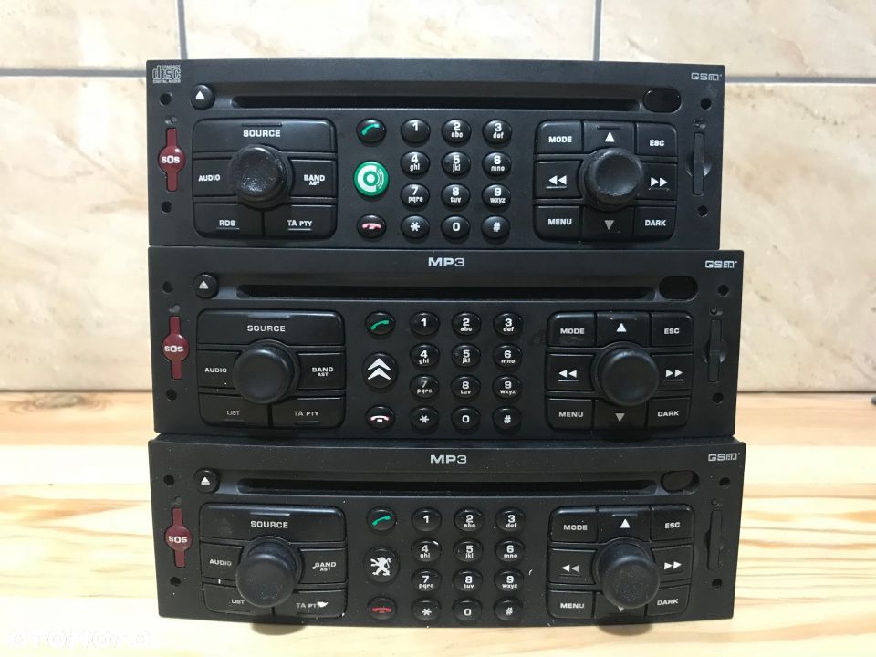 CITROEN C2 C3 C4 C5 C8 RT3 NAWIGACJA RADIO MENU PL - 1