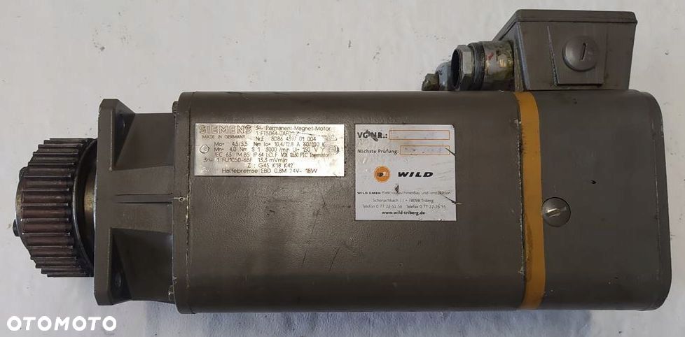 SILNIK SERVO MOTOR AMK C196AD DV7-8-4-I0F DV7-8-4 - 1