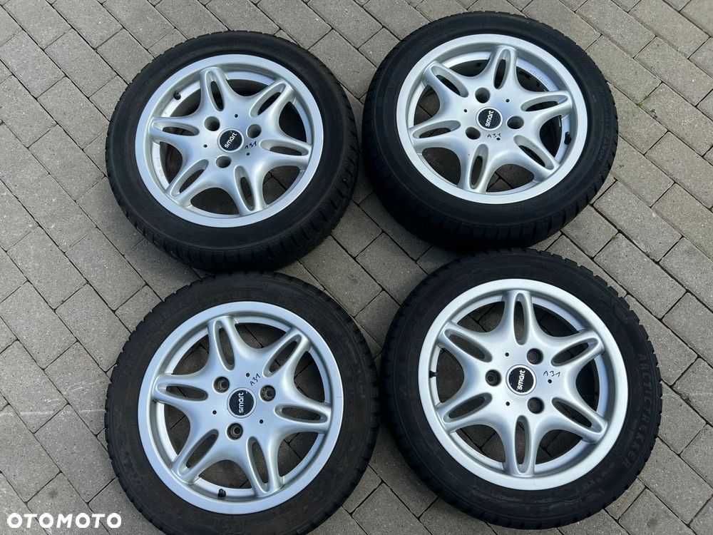 ALUFELGI SMART 5.5Jx15 4Jx15 ET1 ET27 3x112 + OPONY 2021 2022 WS ZIMA - 1