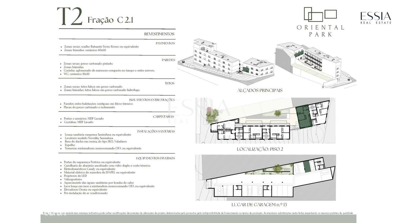 Apartamento T2 com Open Space e Estacionamento no Oriental Park - Grande imagem: 5/8