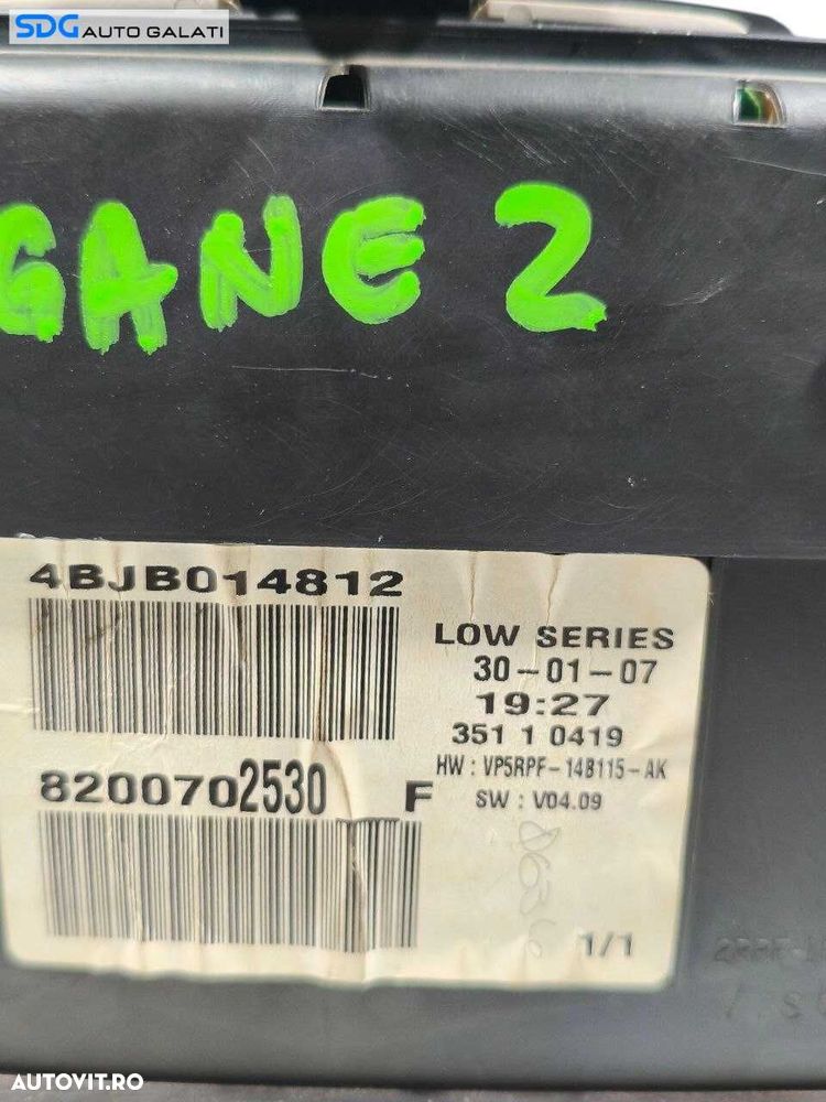 Ceas Ceasuri Cluster Instrumente Bord Renault Megane 2 2002 - 2008 Cod 8200702530 [LR1323] - 5