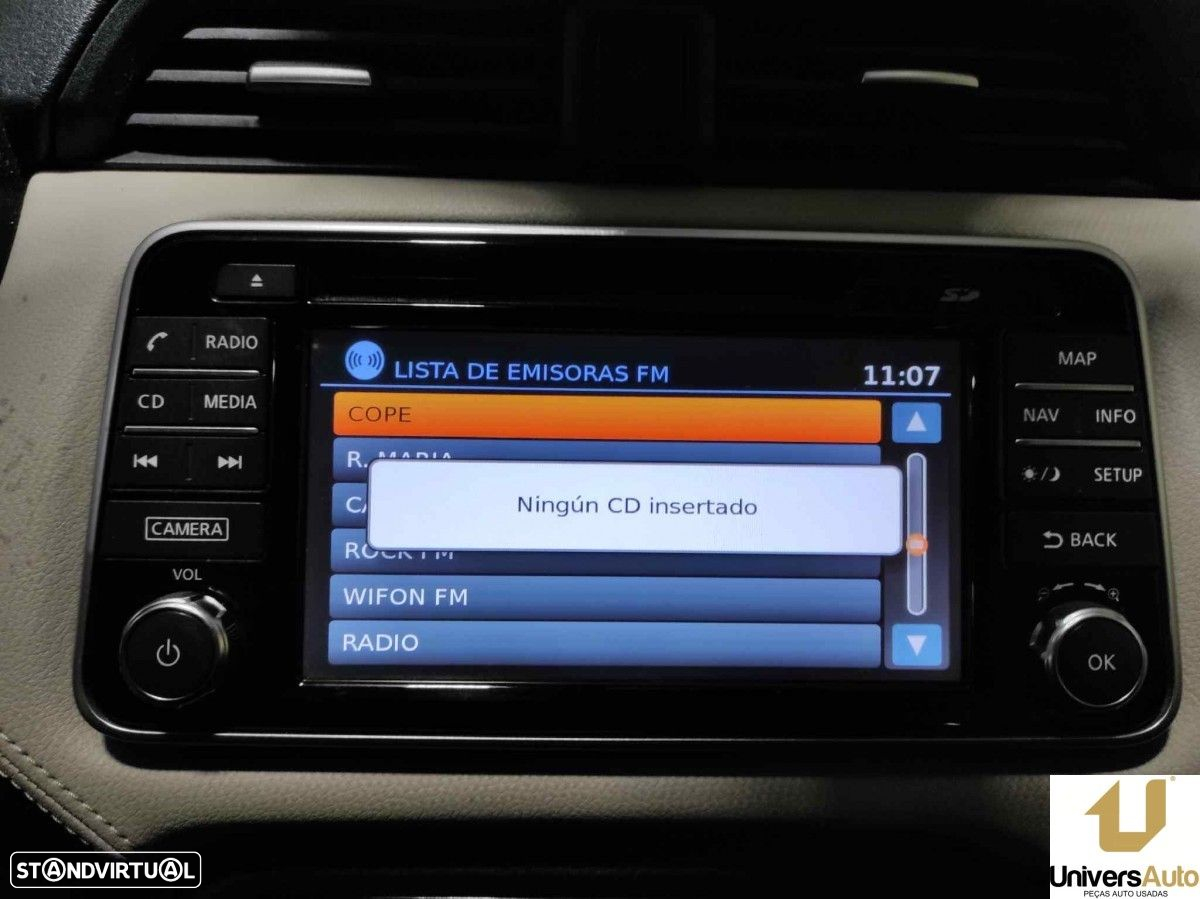 SISTEMA NAVEGAÇÃO GPS NISSAN MICRA V (K14) ACENTA - 10
