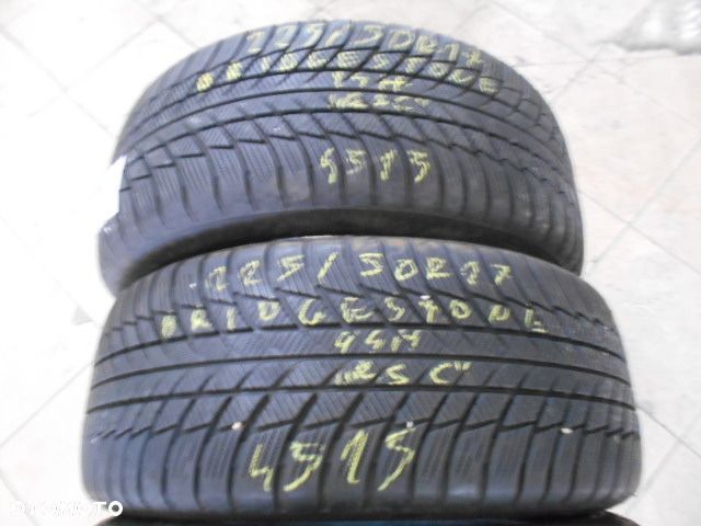 Opony 225/50r17 bridgestone blizzak lm001 7mm zima komplet run flat RSC - 3