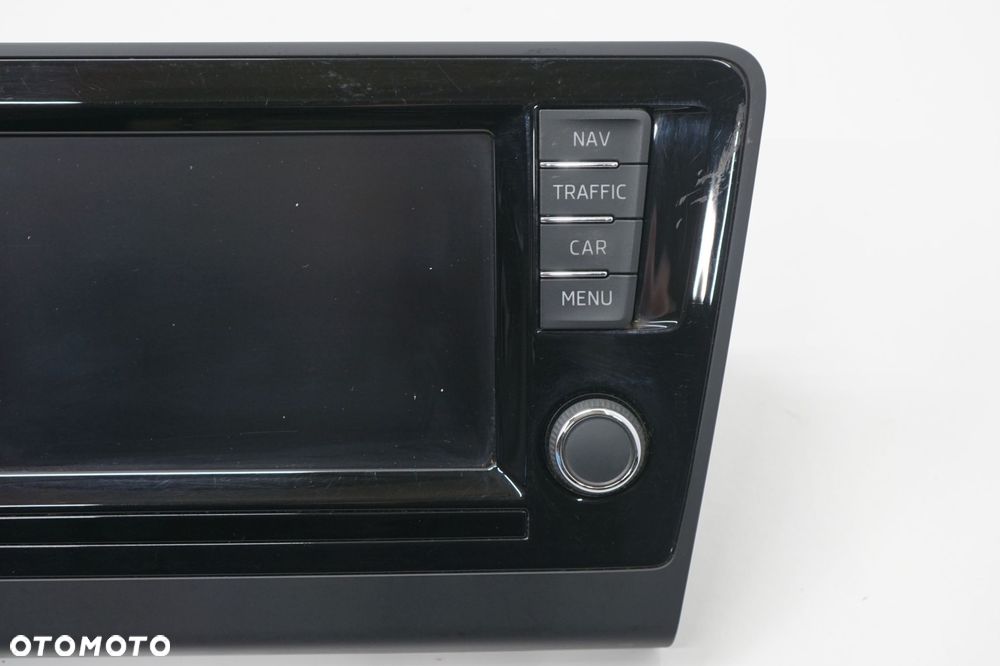 SKODA RAPID 16R EKRAN WYŚWIETLACZ RADIA 5JA919604A - 3