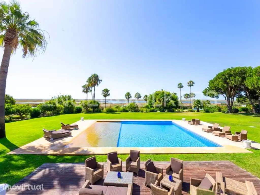 Luxuosa Moradia Frente à Ria Formosa com Picadeiro - Grande imagem: 2/25