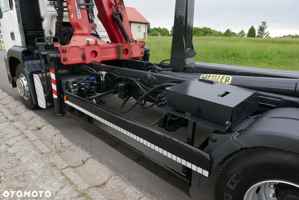 MAN MAN TGA 26.410 PALFINGER EPSILON MEILLER HAKOWIEC Z HDS Z DŹWIGIEM DO ZŁOMU KONTENERÓW ODPADÓW RECYKLINGU ODPADÓW - 18
