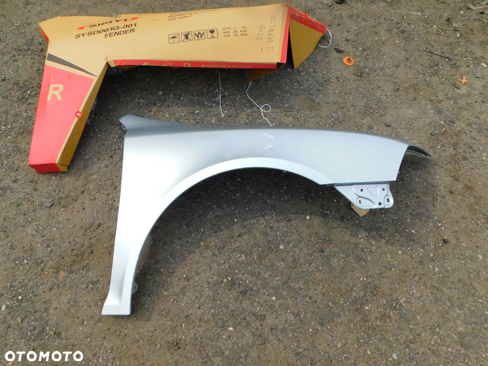 skoda octavia II błotnik lewy kolor 9102 -nowy WYSYŁKA - 1