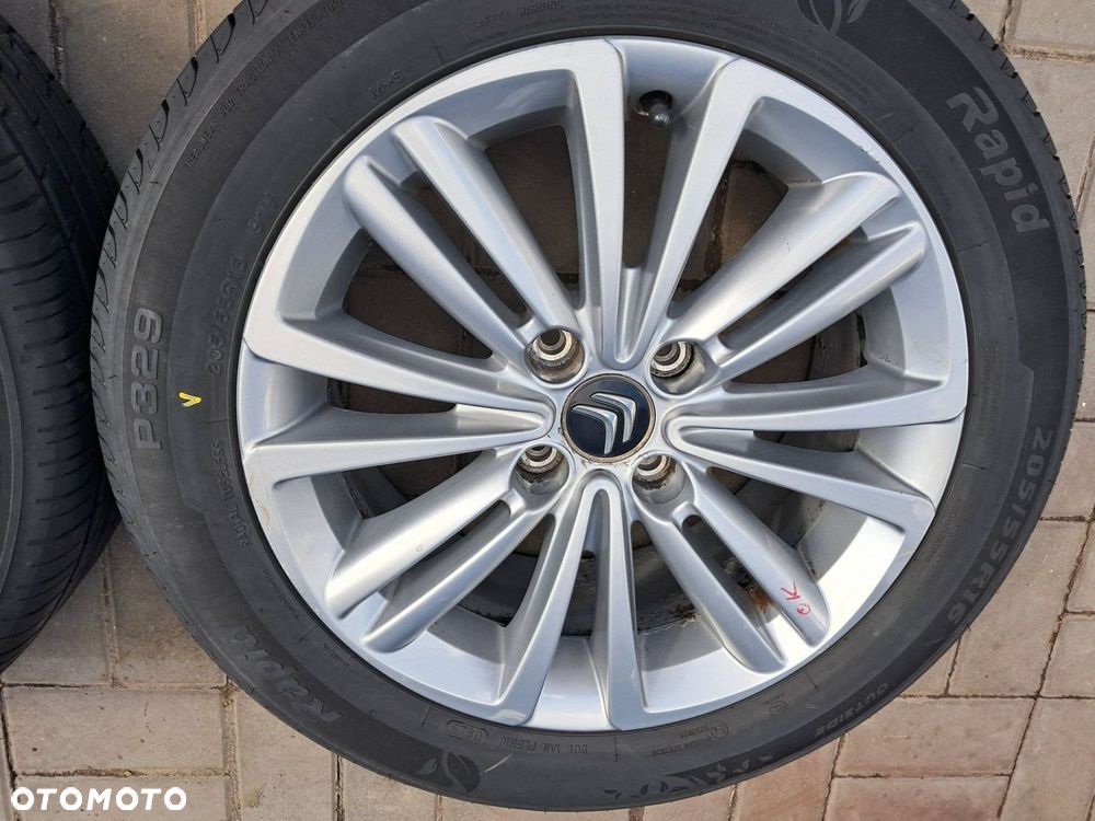 citroen c4 ii b7 felgi aluminiowe 16" 9687802977 4x108 7j et29 205/55r16 - 8