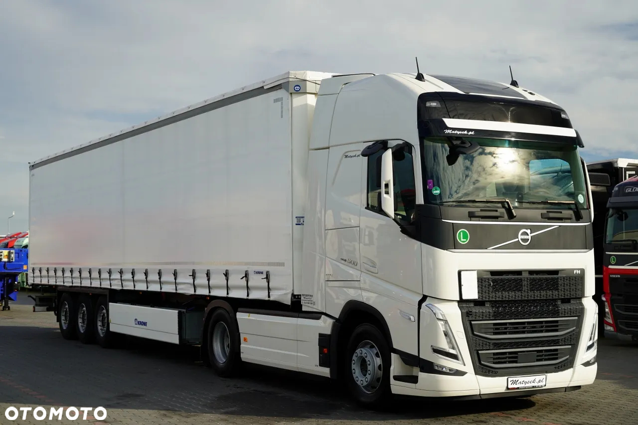 Volvo FH 500 / XXL / 2024 / KLIMA POSTOJOWA  / SKÓRY / I-SHIFT + KRONE FIRANKA / 2024 ROK / KOSZ NA PALETY / 2 OSIE PODNOSZONE / MAŁO UŻYWANA / SPROWADZONA - 5