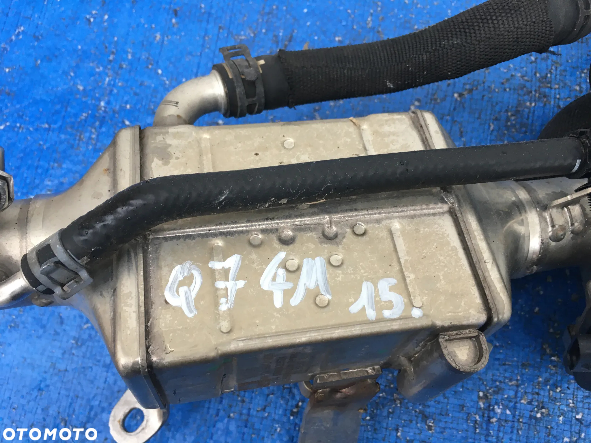 Audi Q7 4M Chłodniczka Chłodnica Spalin Pompa Obiegowa Egr Czujnik Spalin 2019r 059131508CA - 2
