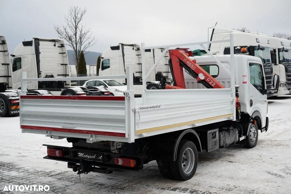 Renault MAXITY 140 DXI / BASCULATOR / + HDS FASSI F22A / CAPACITATE DE RIDICARE 995 KG / ATRACȚIE 5,5 M / IMPORTAT - 14
