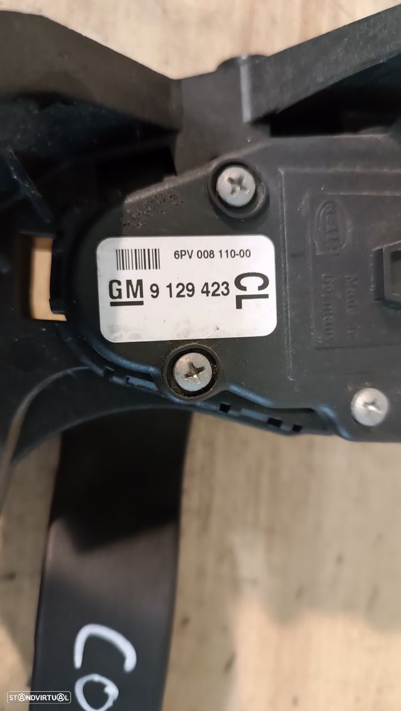PEDAL ACELERADOR / POTENCIOMETRO  OPEL CORSA C 9129423 - 2
