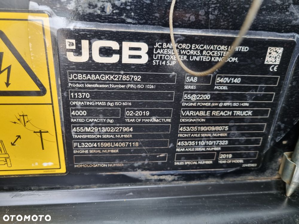 JCB 540-140 540V140 - MB8 - 15
