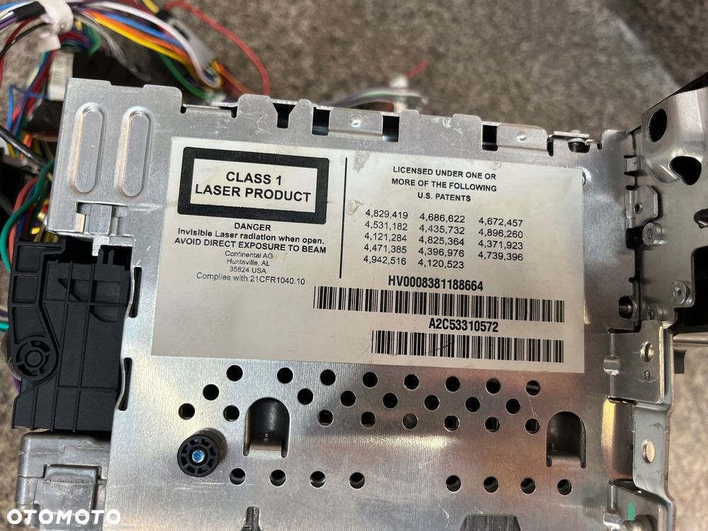 Radio CCC naped plyt CD radioodtwarzacz DVD panel BMW X5 E70 X6 E71 ORG BDB - 7