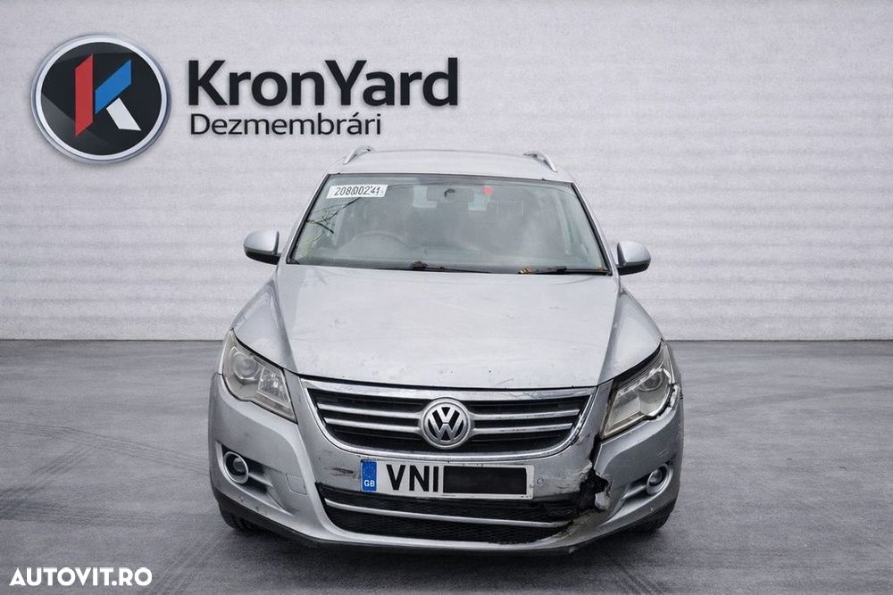 Aripa Dreapta Fata Volkswagen Tiguan 5N 2007 - 2011 4 Usi ARGINTIU (1154) LOVIT - 4