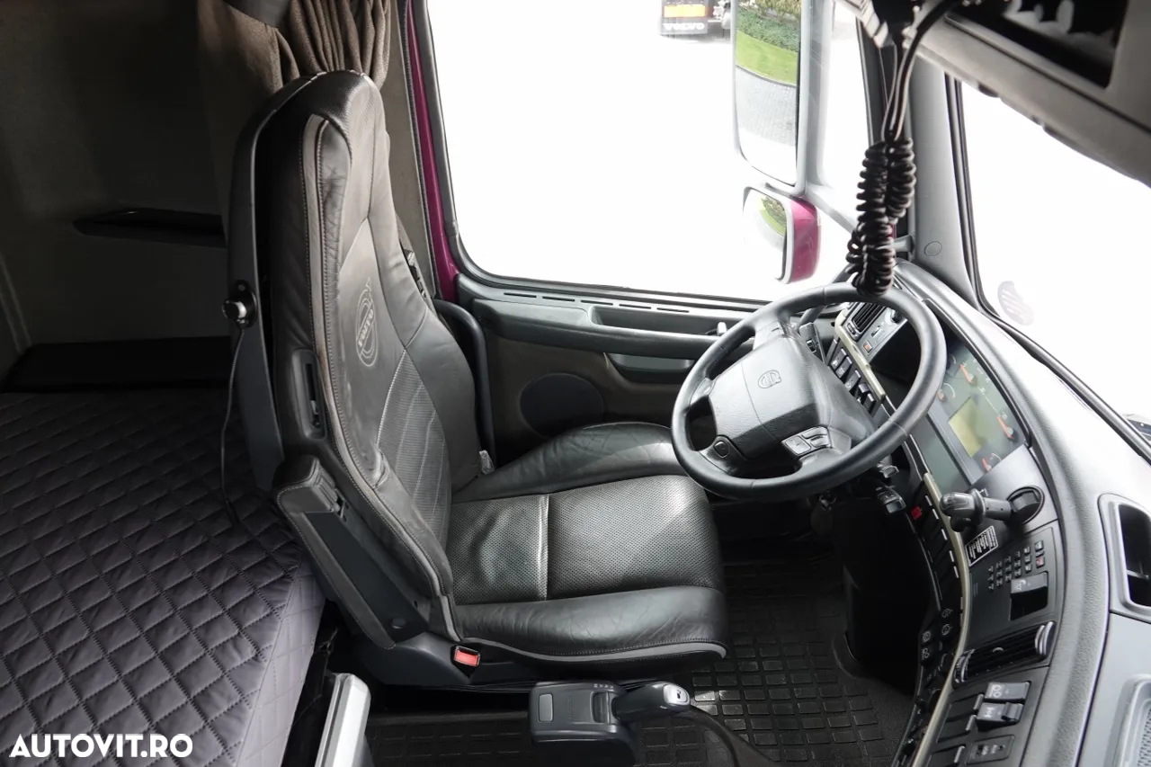 Volvo FH 540 / PUSHER / Tractor cu 3 axe / RETARDER / I-PARK COOL / AXIE LIFTING DIRECȚIE / PIELE / IMPORTAT - 27