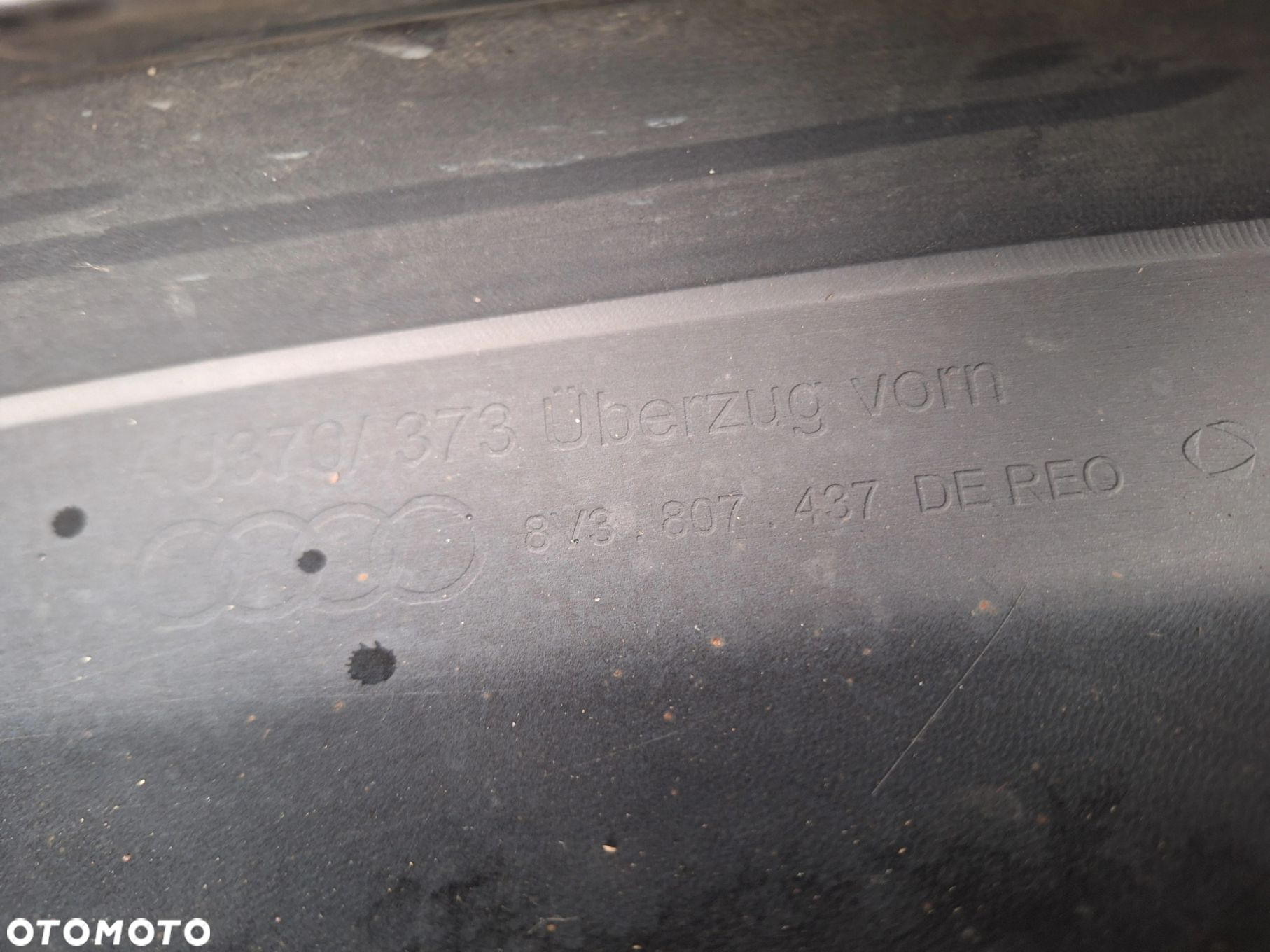 AUDI A3 12-16r 8V3 NIE KLEJONY! ZDERZAK PRZÓD PRZEDNI ORYG. 8V3807437DE WYSYŁKA 24H - 15