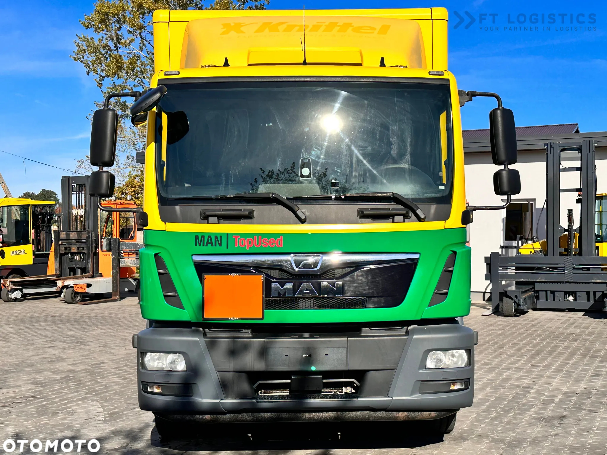 MAN MAN TGM 15.250 4X2 / KONTENER - 16X PALETA / WINDA / OPONY 80% / STAN IDEALNY - 9