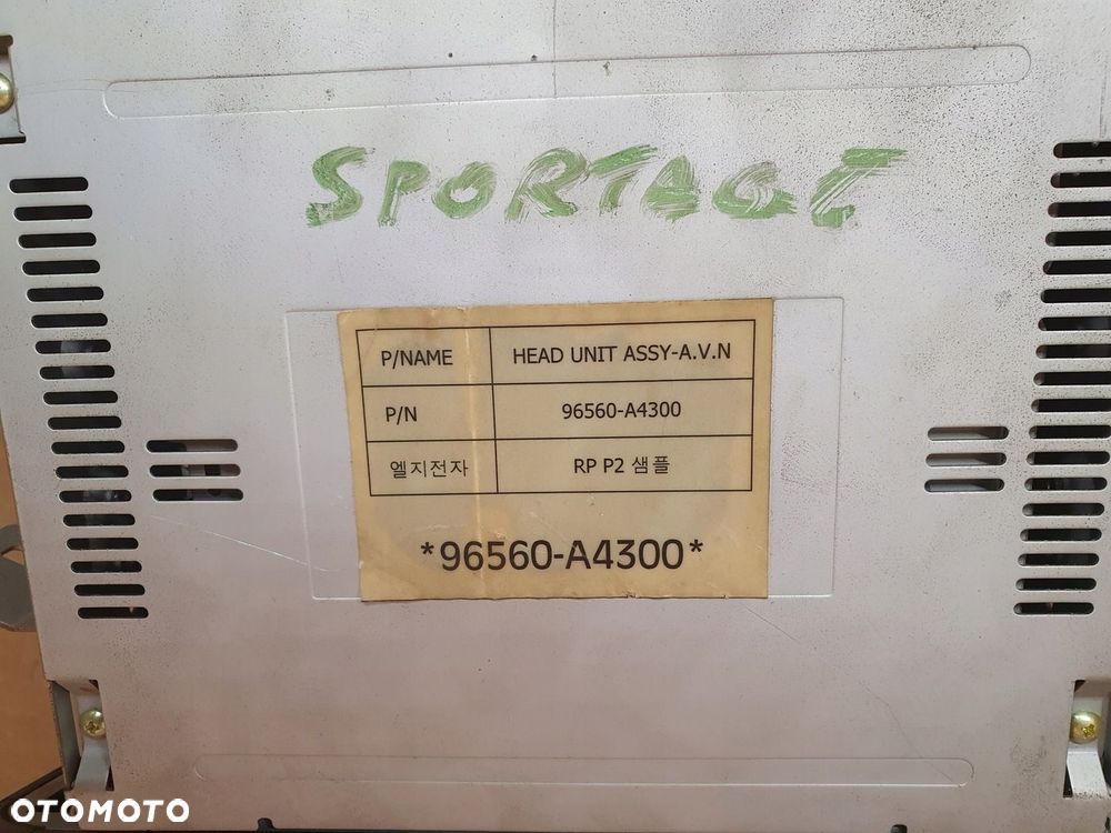 RADIO NAVIGACJA OE NAVI KIA CARENS IV EKRAN 96560-A4300 bluetooth MP3 - 3