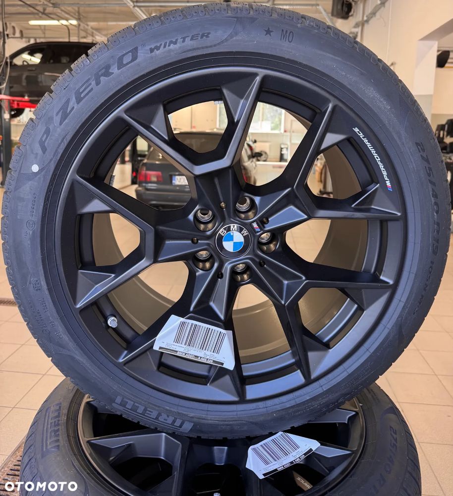NOWE Oryginalne koła zimowe 19" BMW 942M 5 i5 G60 G61 245/45R19 275/40R19 - 1