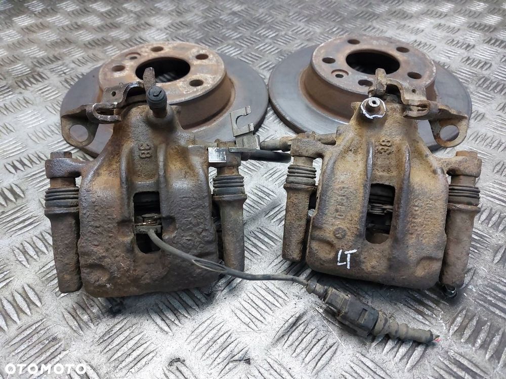 TARCZE HAMULCOWE TYŁ + KLOCKI + ZACISKI SHARAN MK1 GALAXY ALHAMBRA - 2