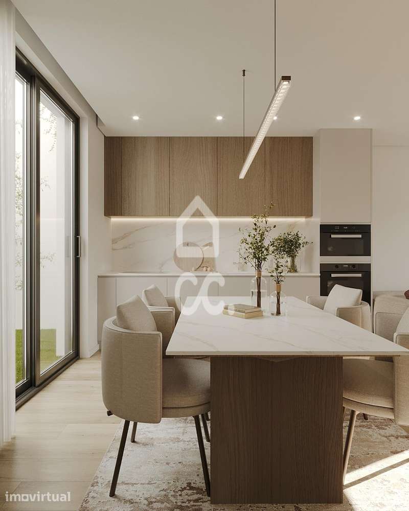 Apartamento T2 em Condomínio Fechado com Pátio Inglês Privativo | Oliv - Grande imagem: 4/6