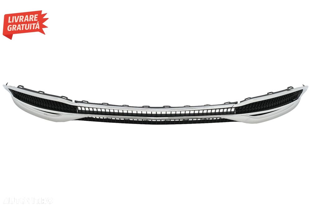 Accesorii Bara Fata Mercedes S-Class W222 Facelift Sedan (2017-2020) Chrome M-Desi- livrare gratuita - 2