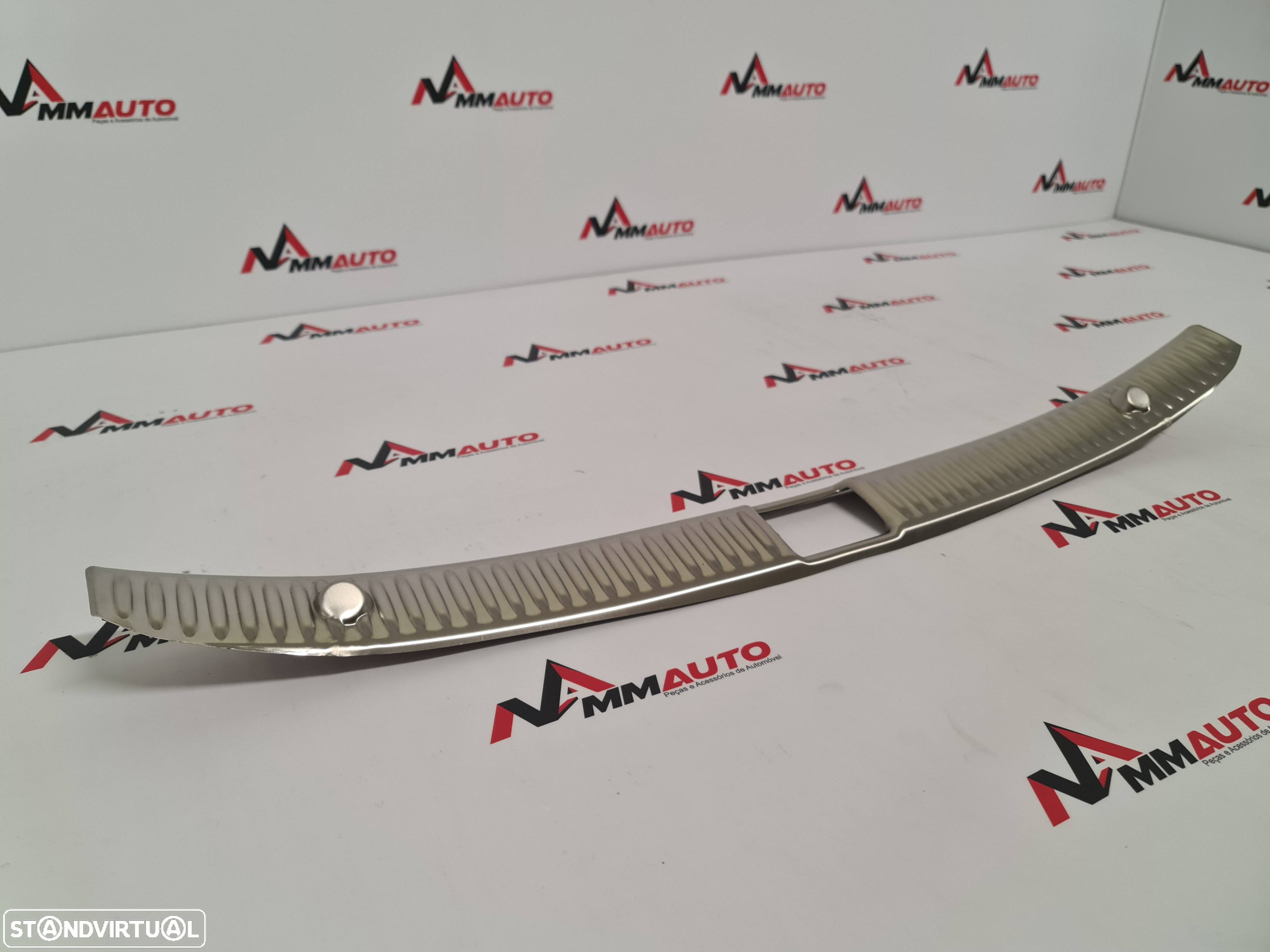 Proteção Borda Mala Aço Inoxidável Mercedes C W205 Sedan - 4