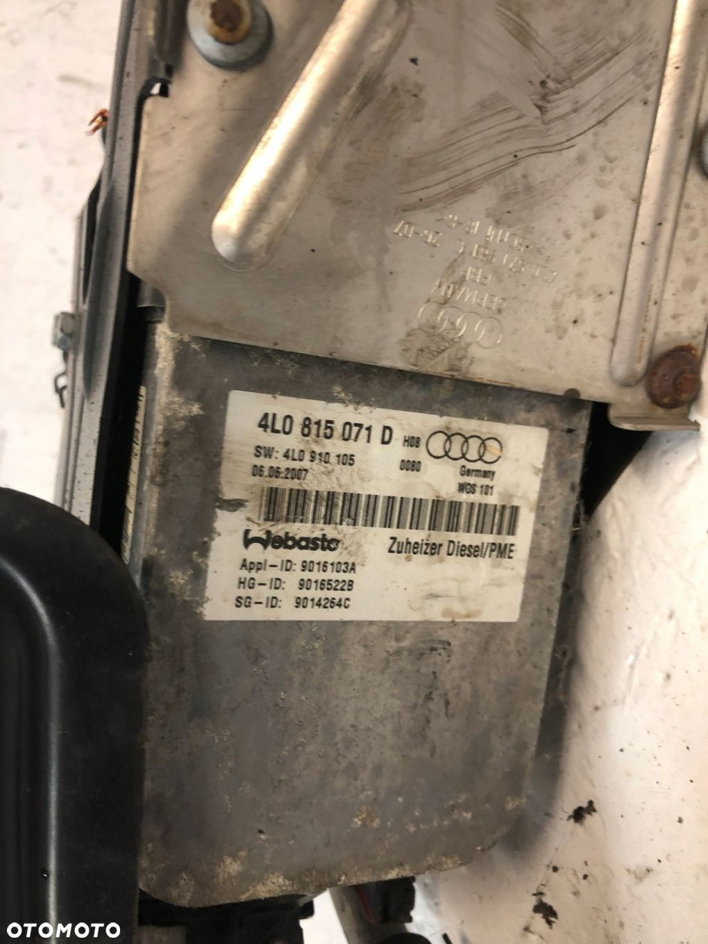 AUDI Q7 4L WEBASTO PEŁNY ZESTAW 4L0815071D - 5
