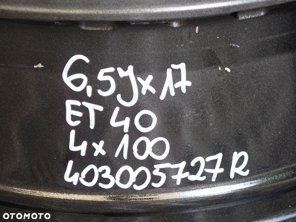 FELGI ALUMINIOWE REUAULT CAPTUR 6,5JX17  ET 40  4X100  403005727R   (OVO) - 8