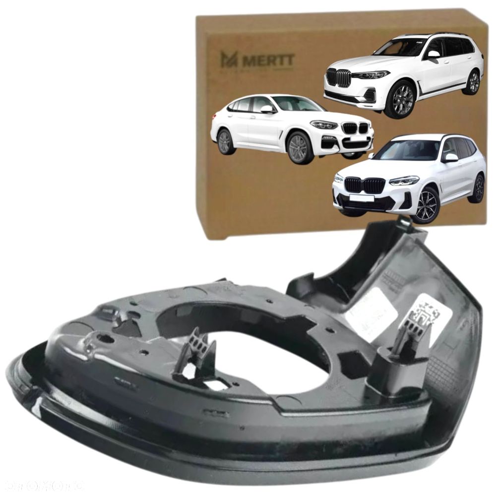 BMW X3 G01 X4 G02 X5 G05 X6 G06 X7 lewa ramka obudowa lusterka 51167468241 - 2