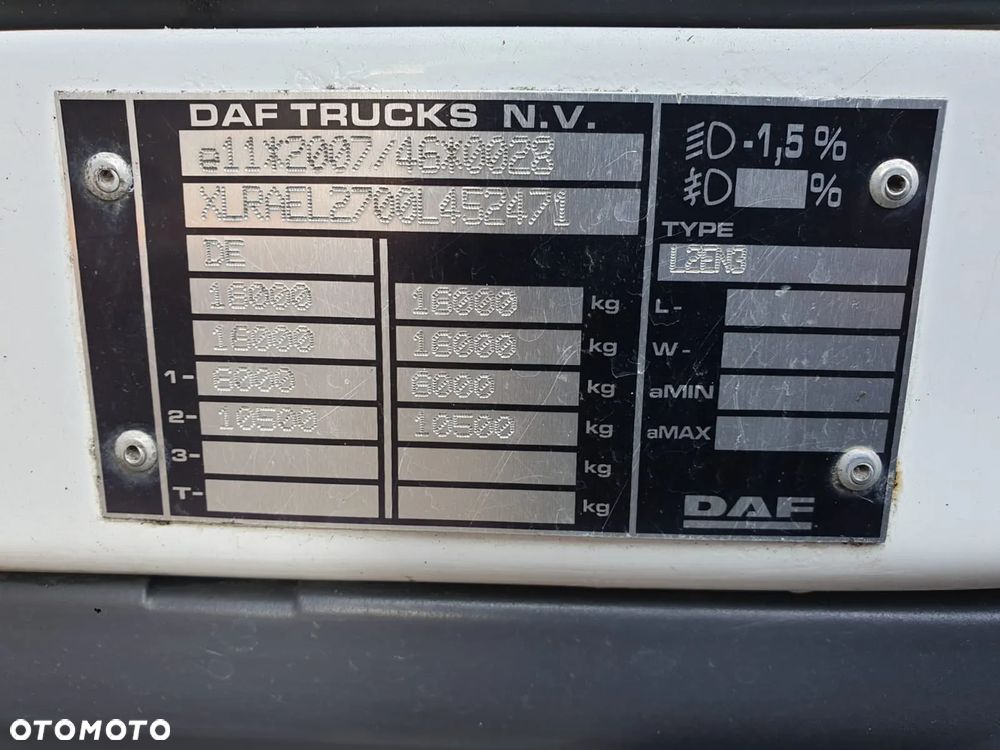 DAF LF 220 EURO 6 CHŁODNIA / MROŹNIA + WINDA - 18