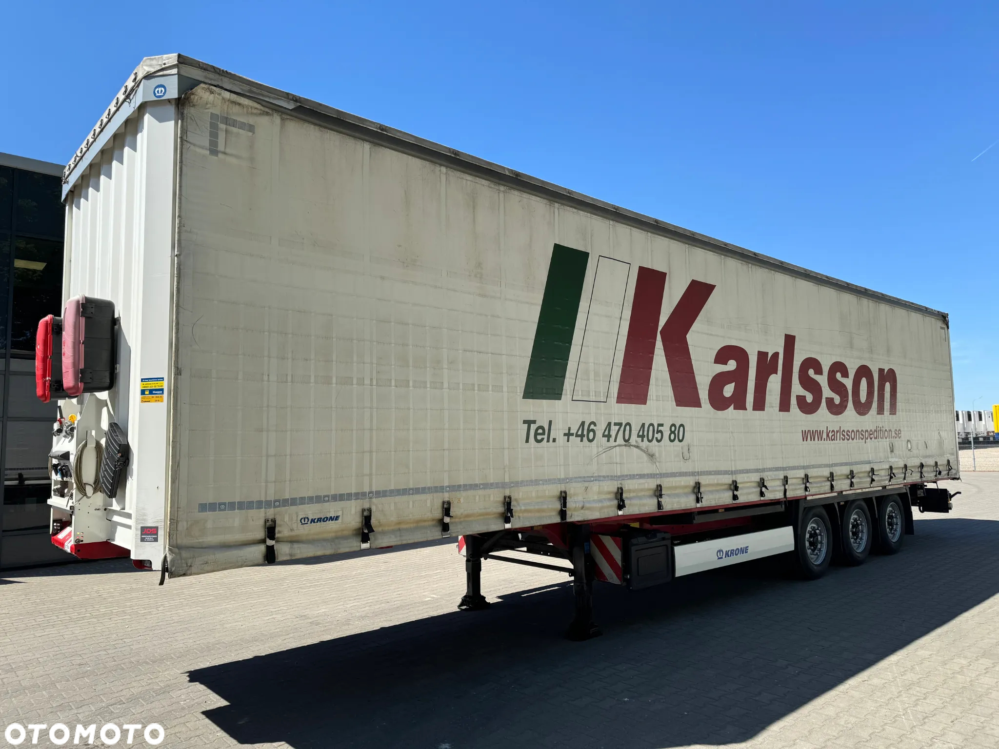 Krone Coilmulde, Rozsuwany tył, Maxi 385/55R22,5 - 6