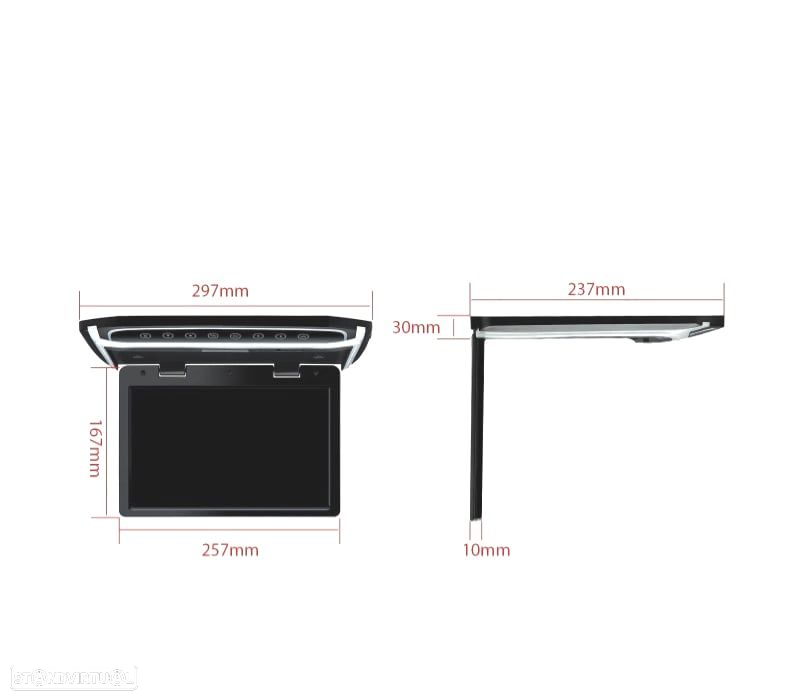 ECRA DE TECTO DE 10,1" HD COM HDMI 1080P USB SD Y LUZ - 5