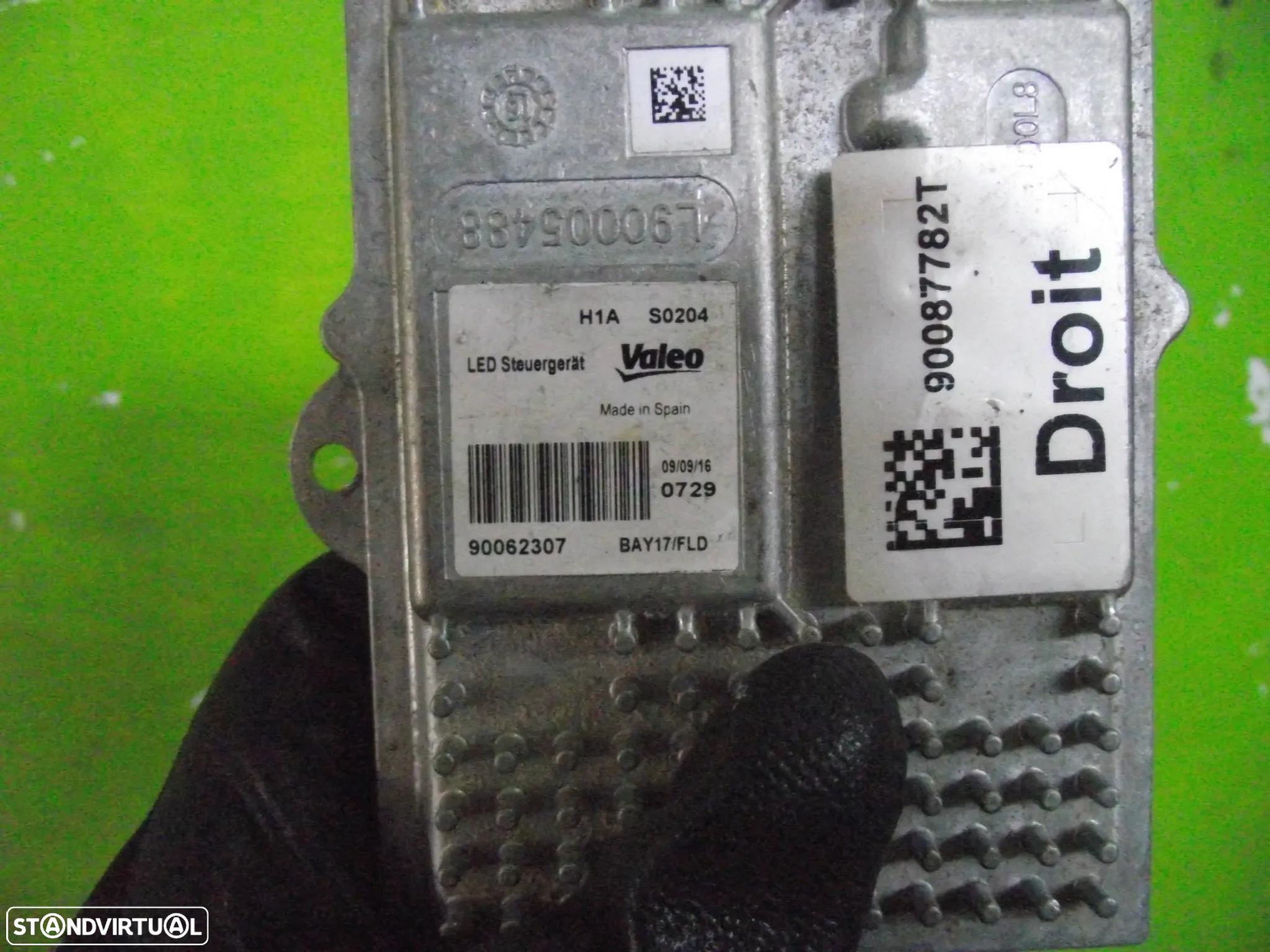 Balastro de Led Farol Peugeot 508 - 90087782T -  2014 / 2018 - 2