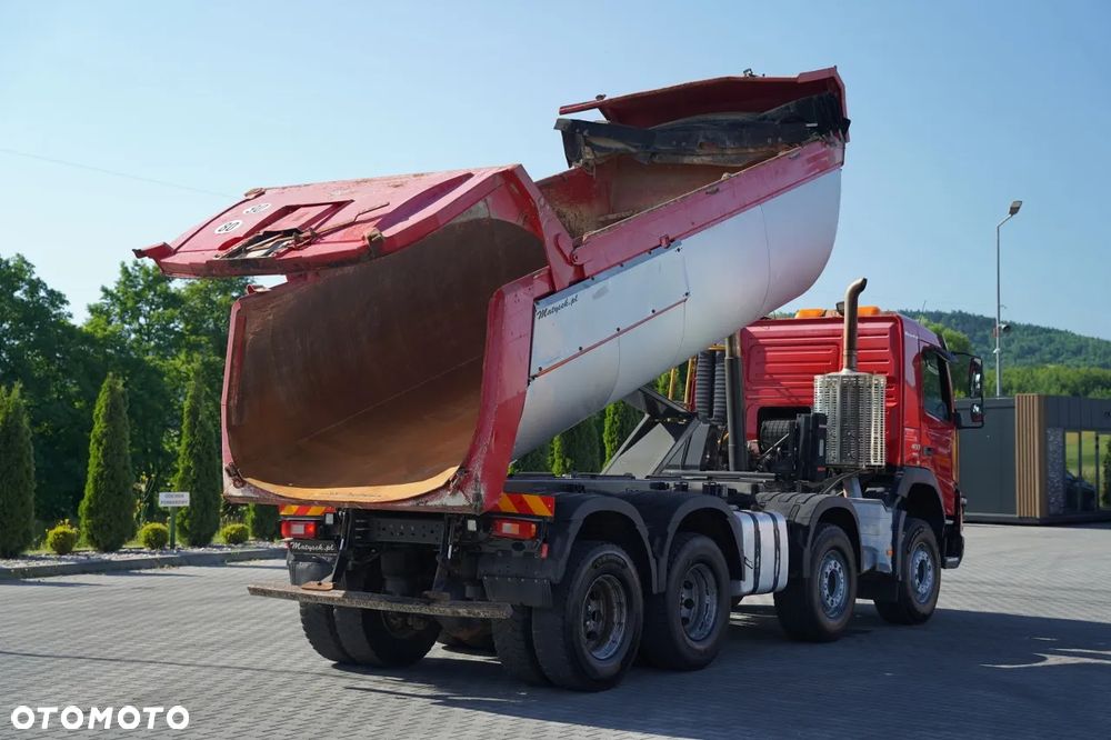 Volvo FMX 460 / 8x4 / WYWROTKA TYLNOZSYPOWA / HYDROKLAPA / I-SHIFT / PLANDEKA ELEKTRYCZNA / EURO 6 / - 7