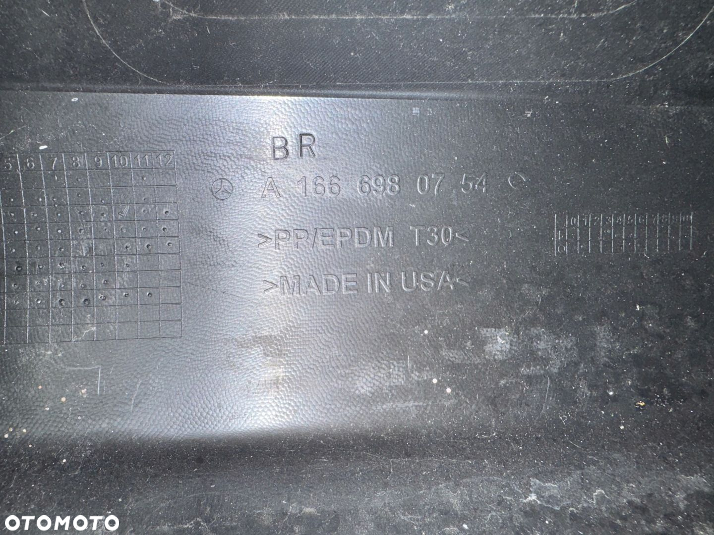 NAKŁADKA PROGOWA LEWA MERCEDES ML W166 A1666980754 - 4