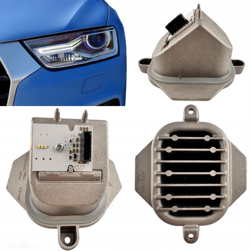 Moduł LED JEŻ DRL świateł dziennych lamp KSENON do AUDI Q3 8U 8U0941475B - 1