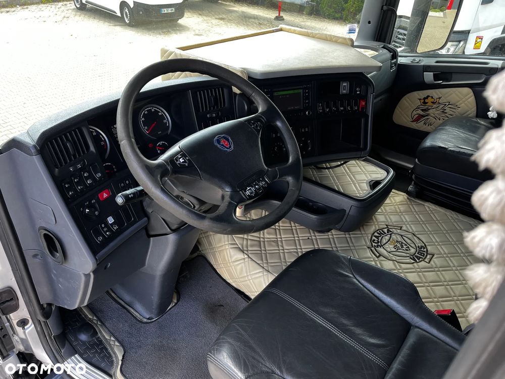 Scania R450 BEZ EGR/TOPLINE/SPROWADZONA Z FRANCJI/CAŁA NA PODUSZKACH/ALU FELGI/PTO/LODÓWKA/ - 18